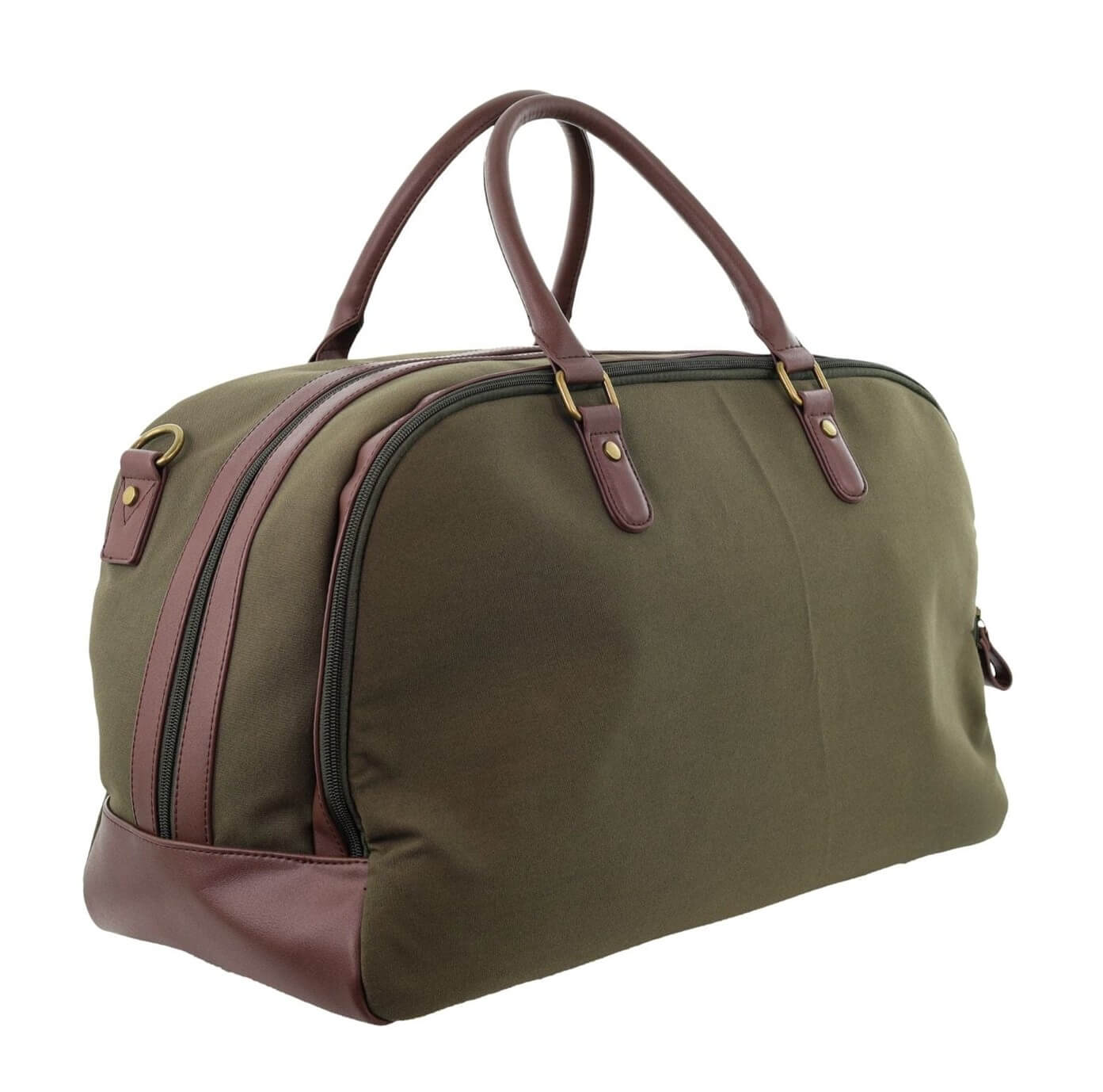 Pierre Cardin Nomad Canvas Overnight Bag in Brown