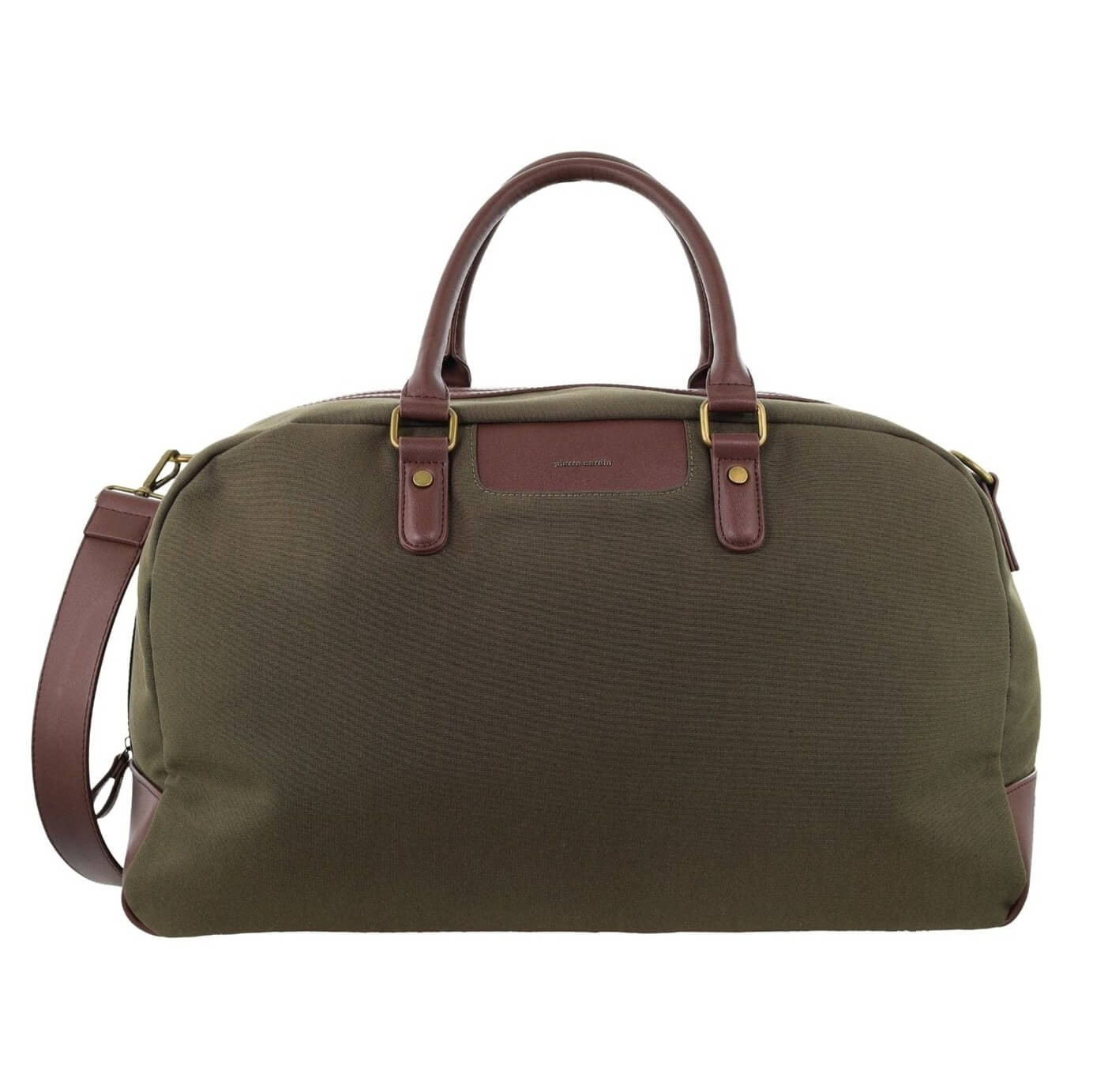 Pierre Cardin Nomad Canvas Overnight Bag in Brown