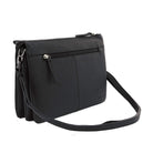 Pierre Cardin Ladies Leather Crossbody Bag in Black