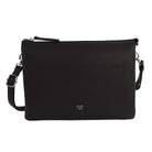 Pierre Cardin Ladies Leather Crossbody Bag in Black