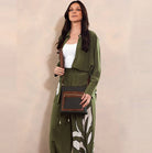 Pierre Cardin RFID Nylon Crossbody Bag In Black