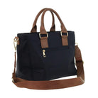 Pierre Cardin Nylon RFID Lightweight Mini Tote/Crossbody Bag In Black