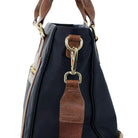 Pierre Cardin Nylon RFID Lightweight Mini Tote/Crossbody Bag In Black