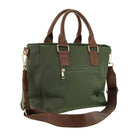 Pierre Cardin Nylon RFID Lightweight Tote/Crossbody Bag In Olive