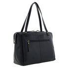 Pierre Cardin Italian Leather Ladies Tote Bag In Black