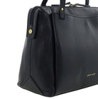 Pierre Cardin Italian Leather Ladies Tote Bag In Black