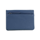 Pierre Cardin Ladies Leather Bi-fold Wallet in Blue