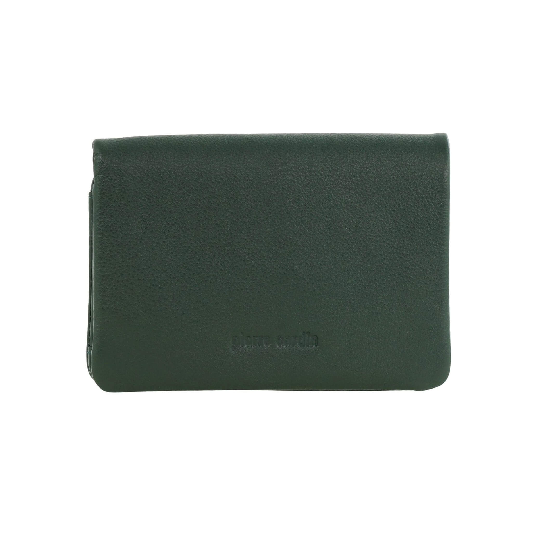 Pierre Cardin Ladies Leather Bi-fold Wallet in Green