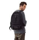 Pierre Cardin PC4088 Men's Nylon Laptop-Business Backpack in Black