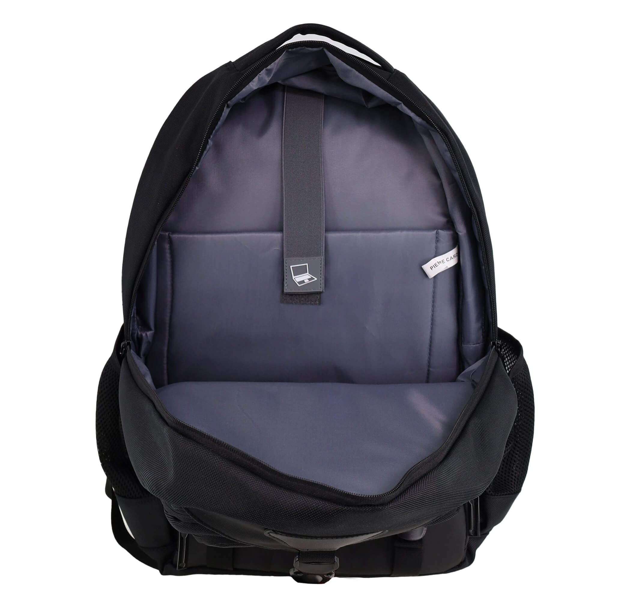 Pierre Cardin PC4088 Men's Nylon Laptop-Business Backpack in Black
