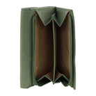 Pierre Cardin Ladies Leather RFID Tri-fold Wallet in Sage