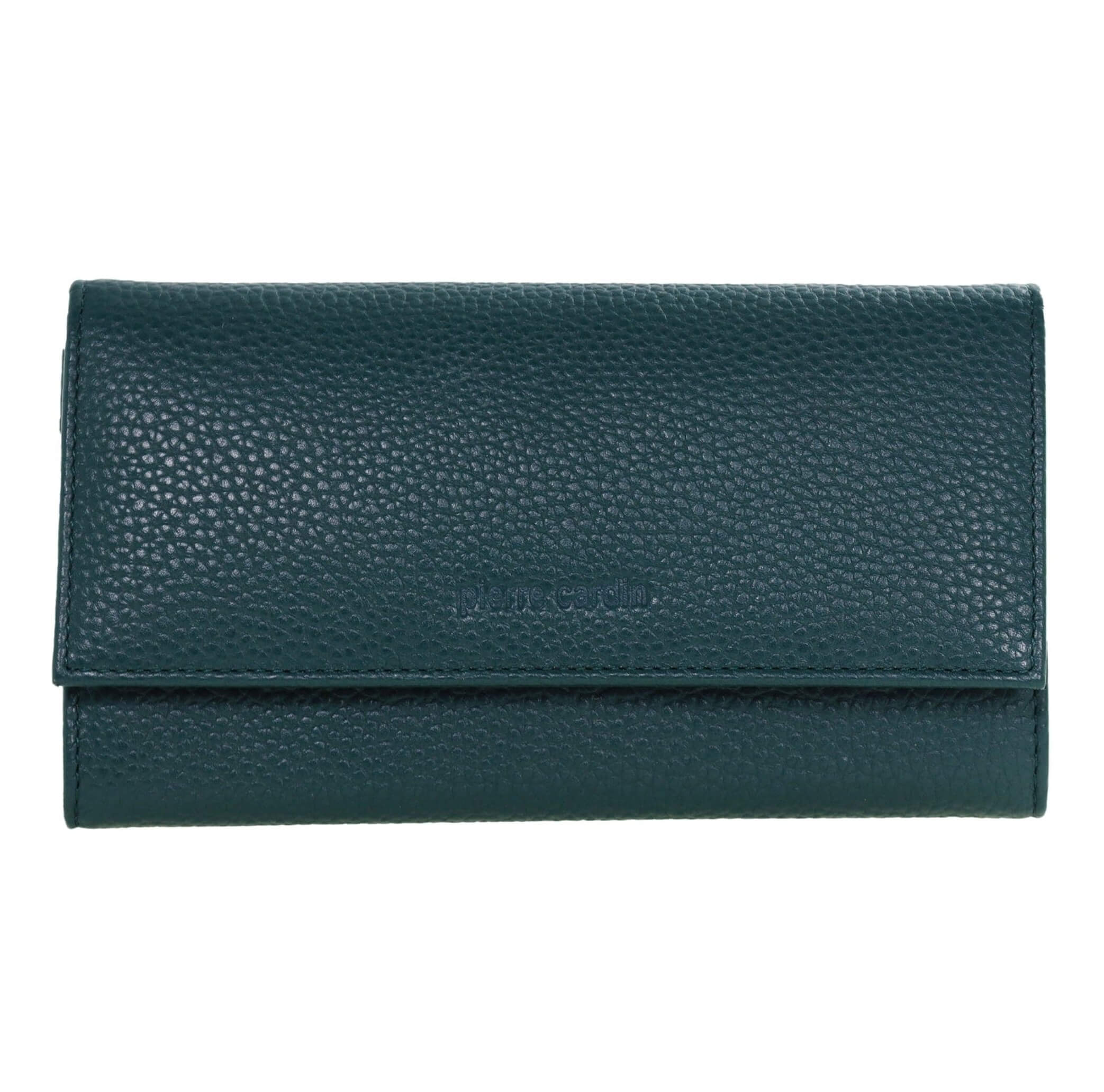 Pierre Cardin Soft Italian Ladies Leather Wallet in Green