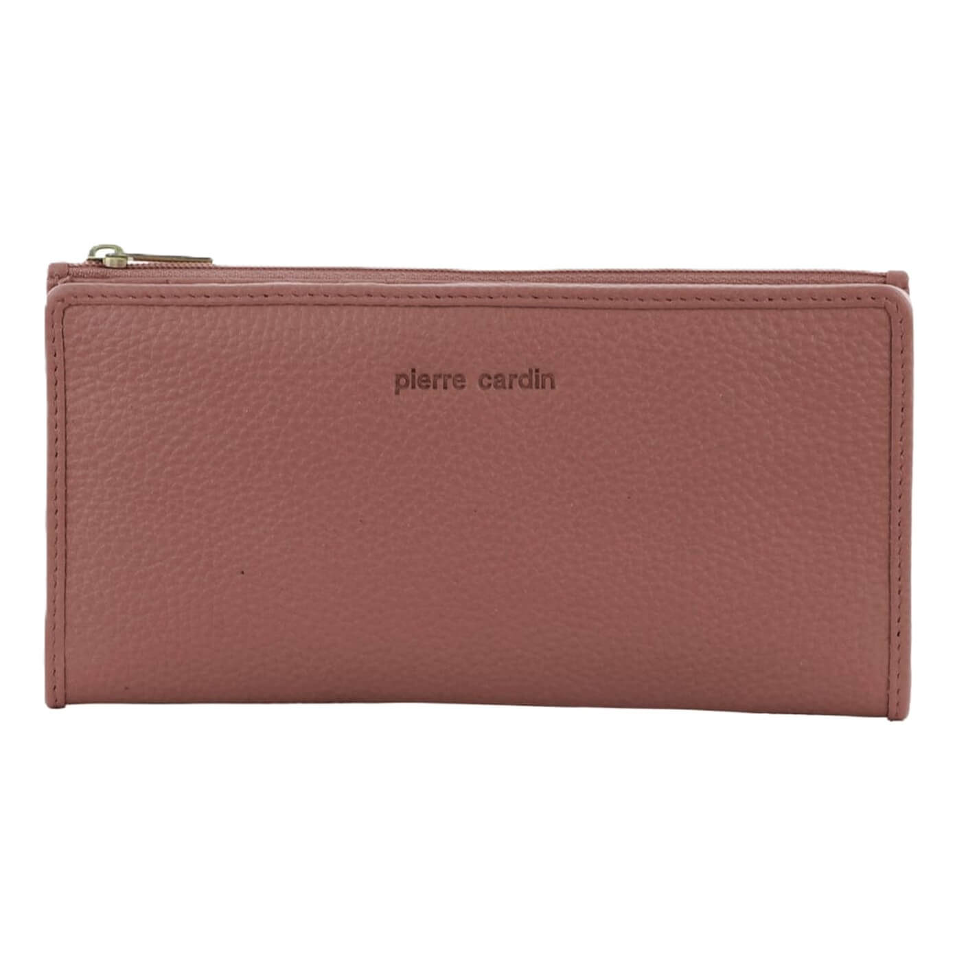 Pierre Cardin Ladies’ Genuine Leather Bi-Fold Wallet in Rose