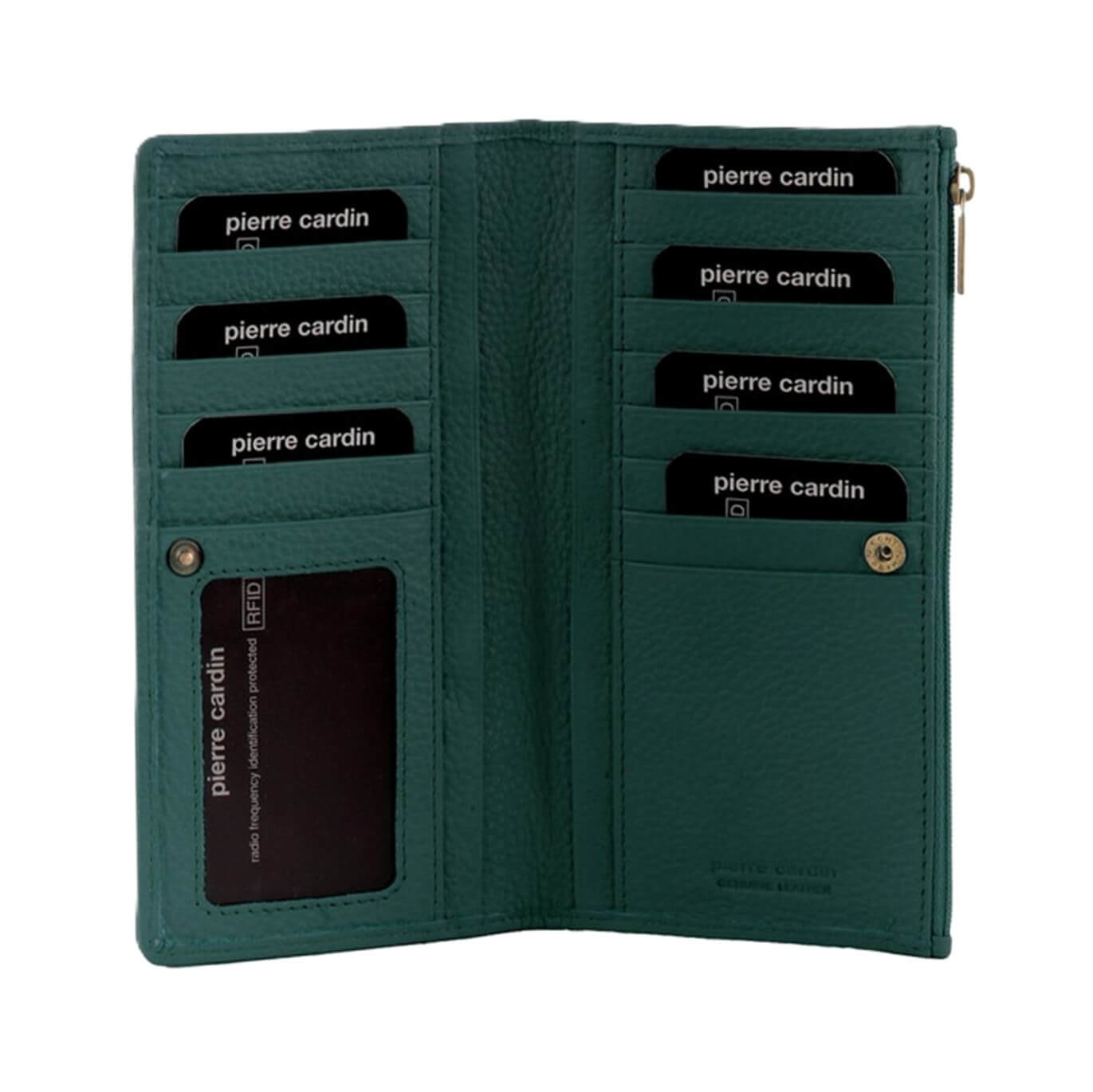 Pierre Cardin Ladies’ Leather Bi-Fold Wallet in Zirkon