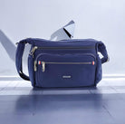 Pierre Cardin RFID Anti-Theft Nylon Crossbody Bag In Navy