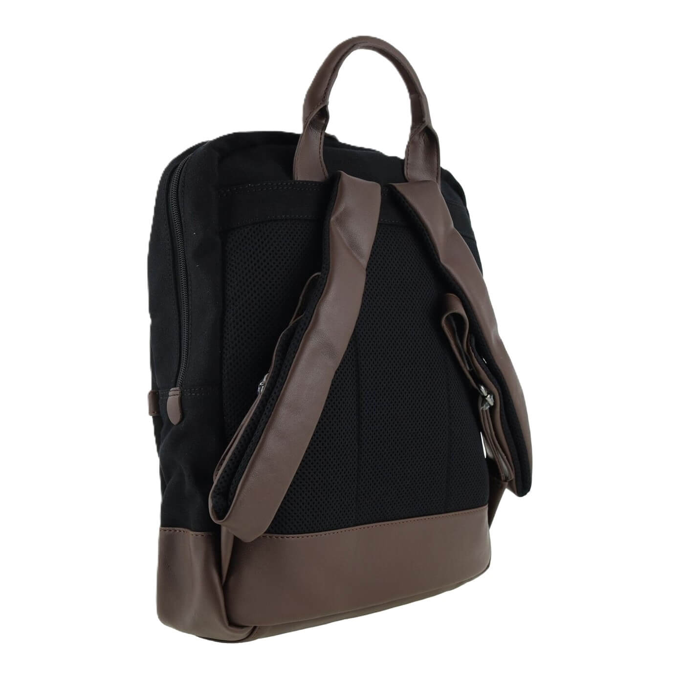 Police Men's Rustic Canvas Backpack in Black