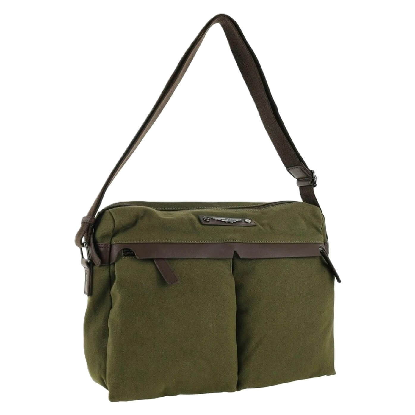 Police POL 35 Rustic Canvas Messenger Business Bag