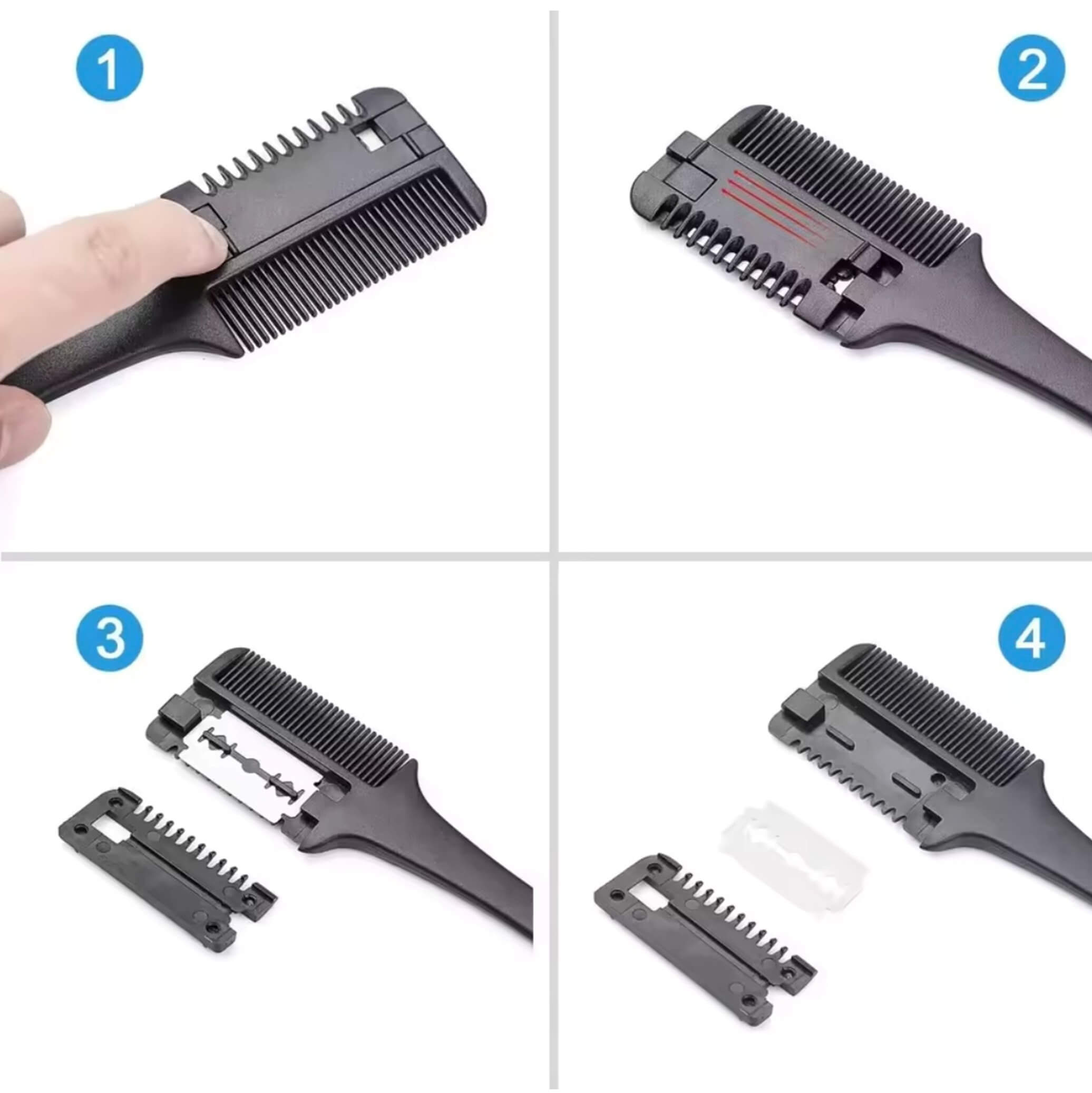 Salon-Grade Hair Blending Comb