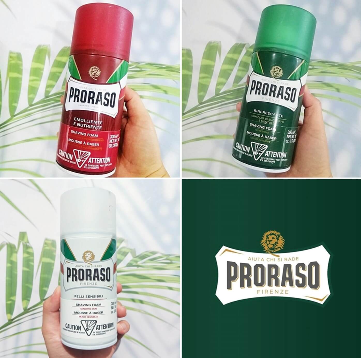 PRORASO Shave Foam Products