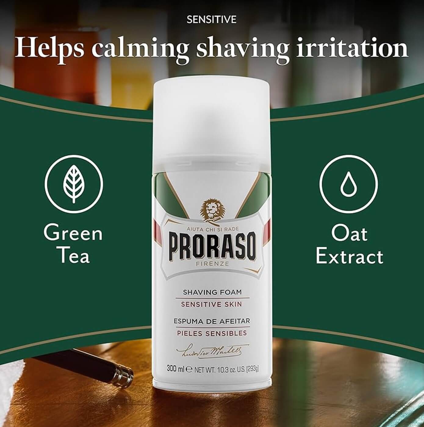 PRORASO Shave Foam for Sensitive Skin