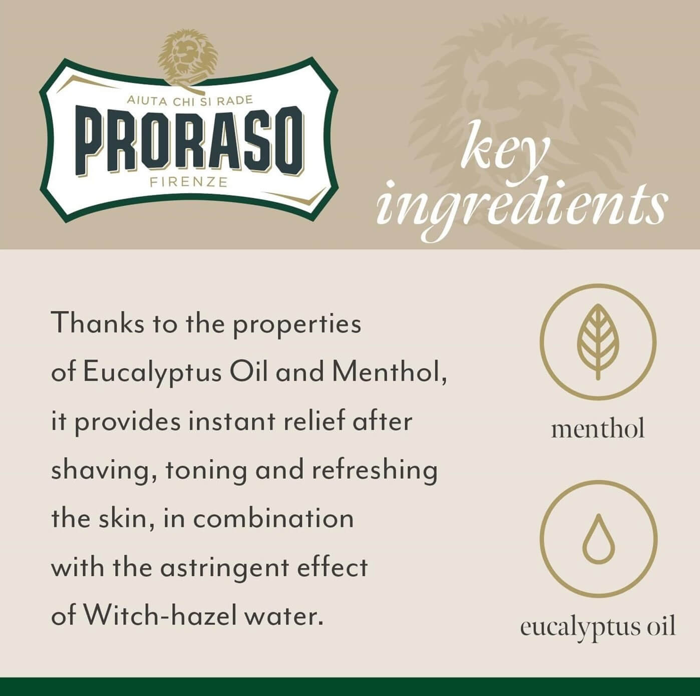 PRORASO Aftershave Lotion Refreshing 