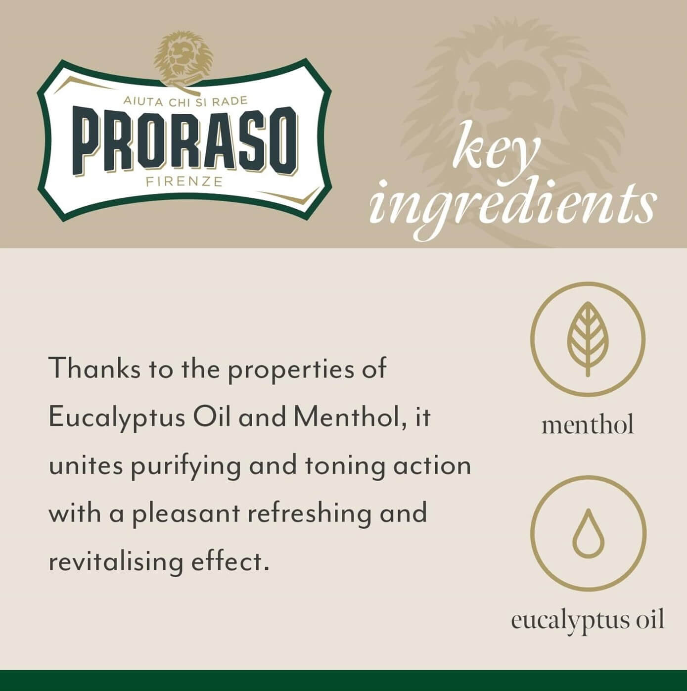PRORASO Pre/After Shave Cream for Normal Skin