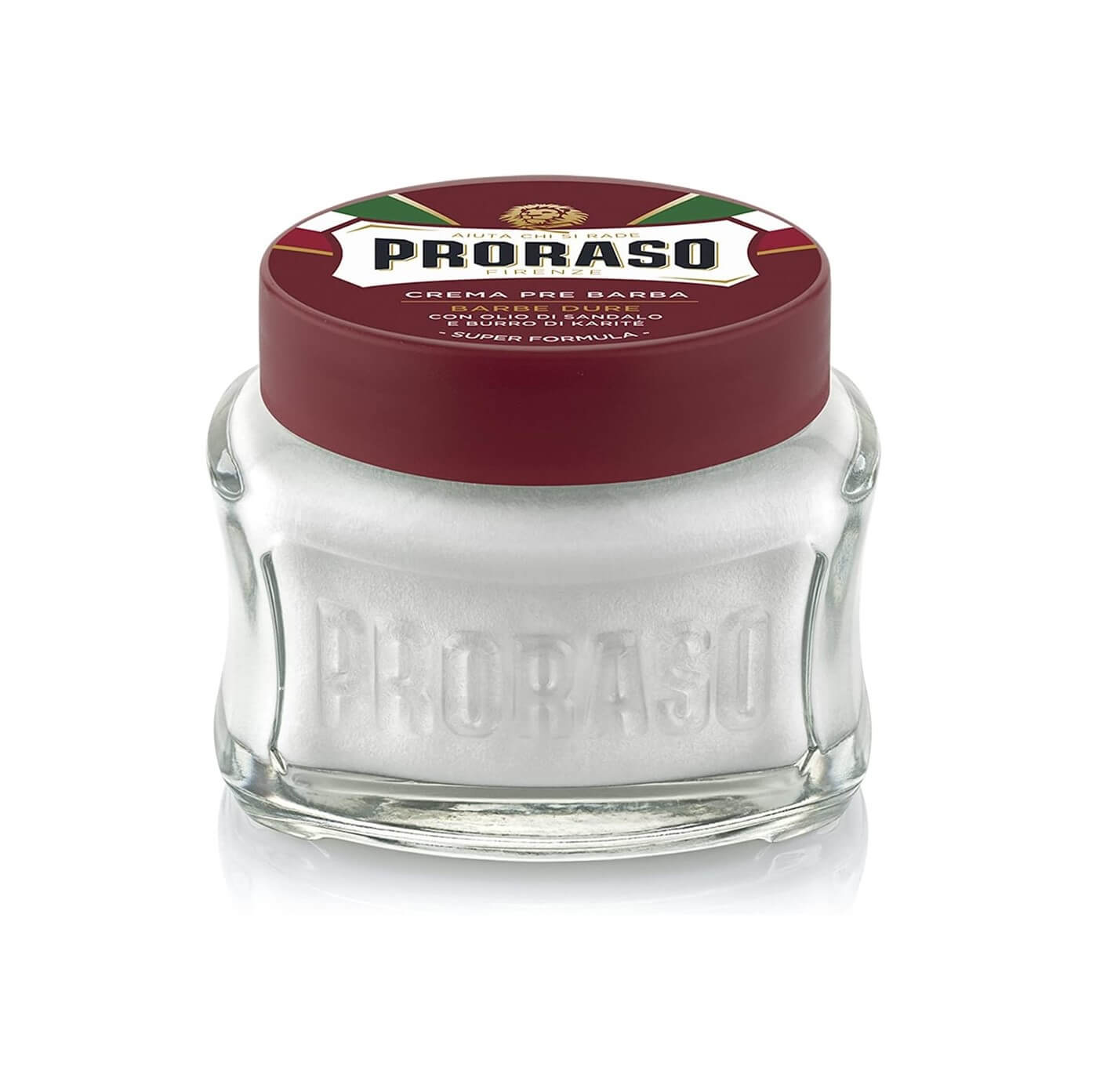 PRORASO Pre/After Shave Cream for Course Beards