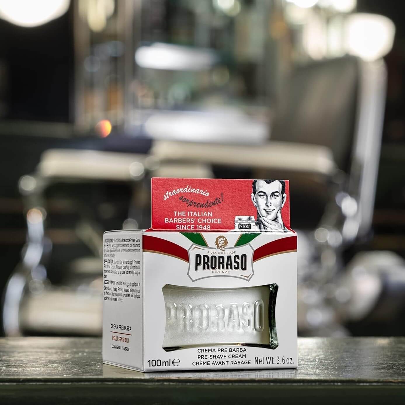 PRORASO Pre/After Shave Cream for Sensitive Skin 