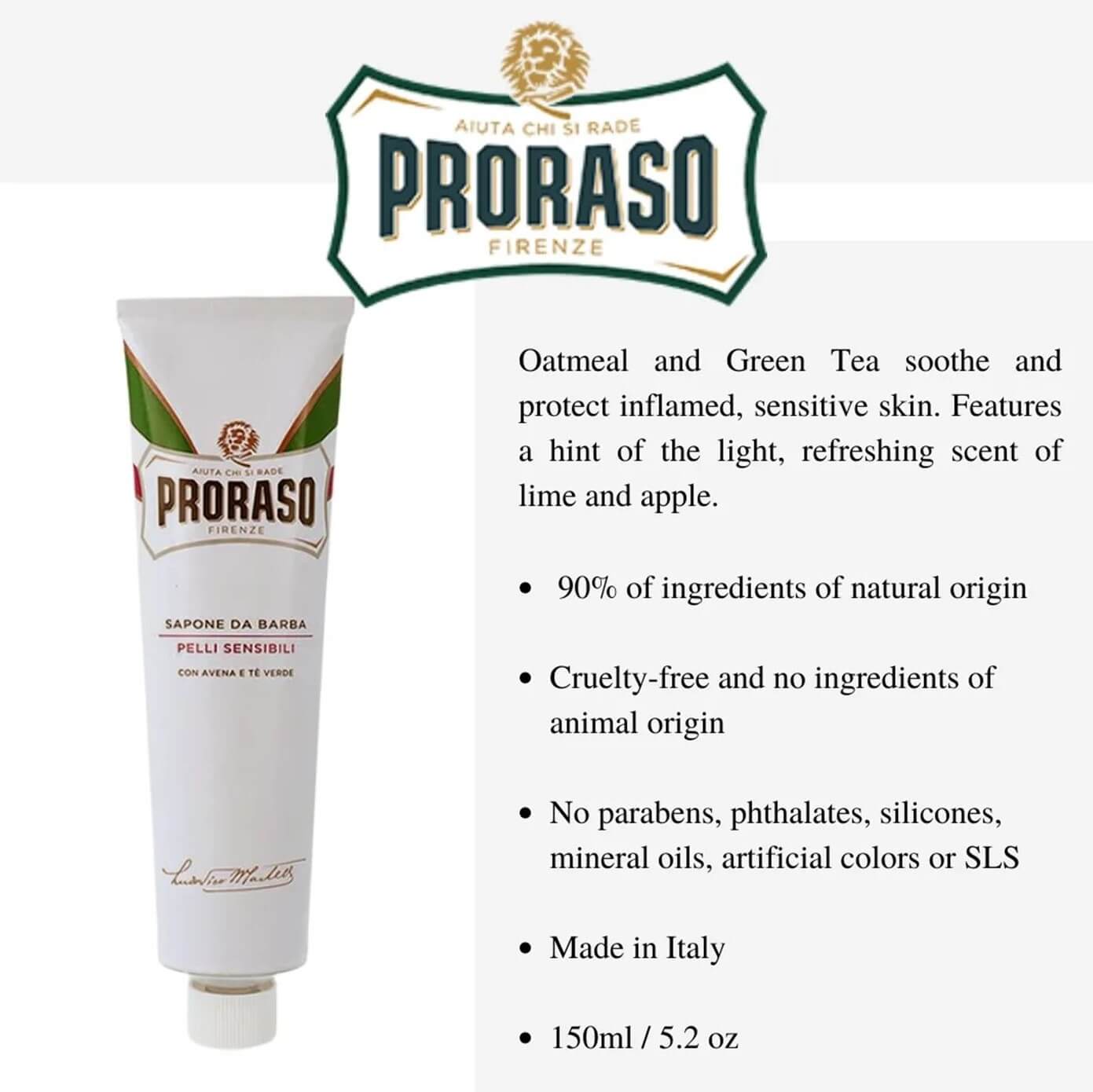 PRORASO Shave Cream for Sensitive Skin