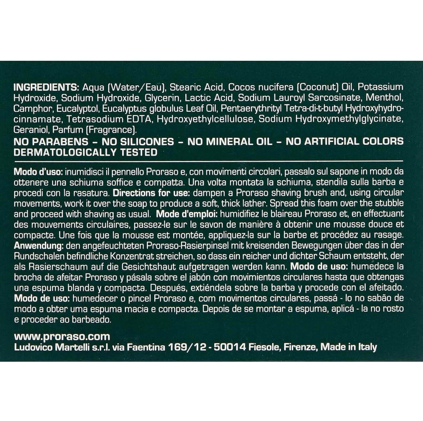 PRORASO Shave Soap for Normal Skin