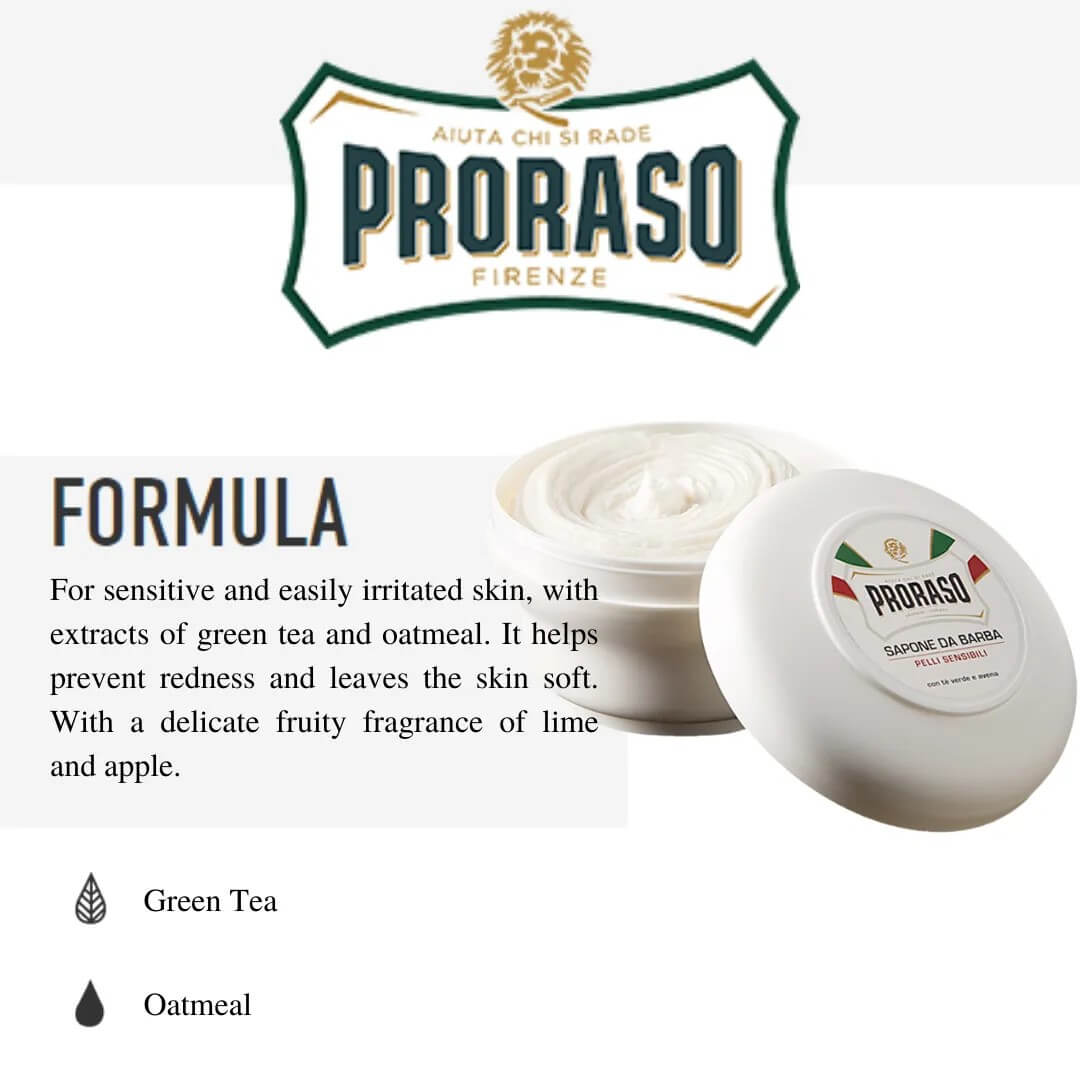 PRORASO Shave Soap for Sensitive Skin 