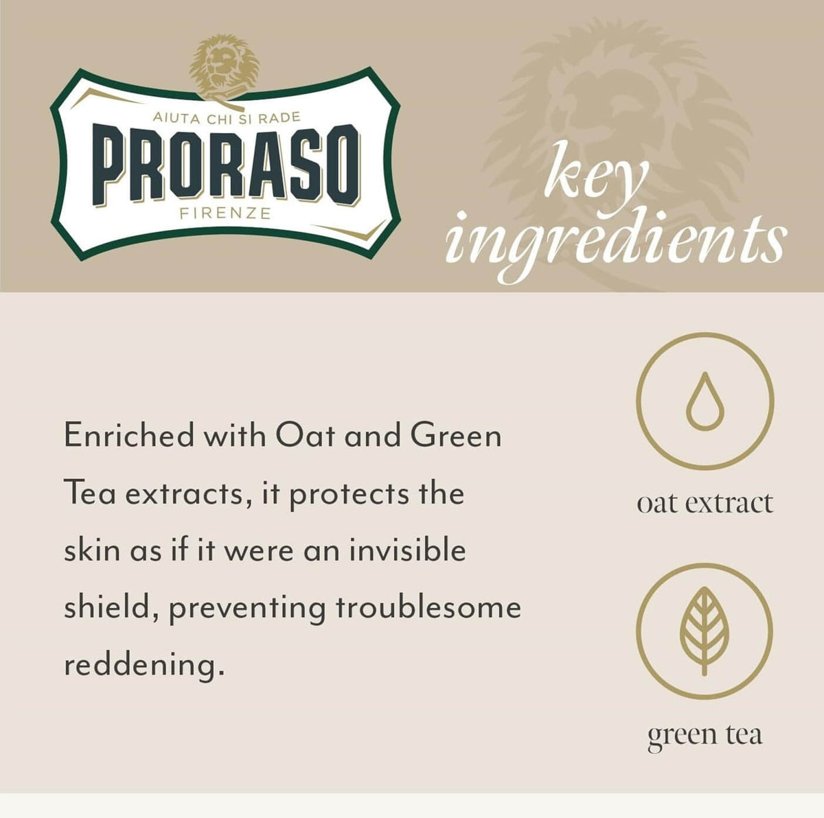 Proraso Shaving Cream with Green Tea & Oatmeal, Sensitive, White, - TikTok Proraso Shaving Cream with Green Tea & Oatmeal, Sensitive, White, - TikTok