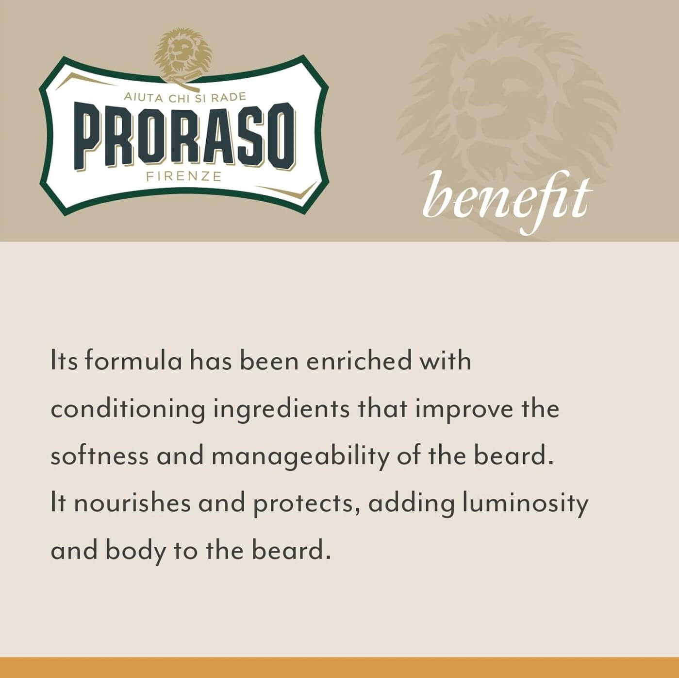 Proraso Beard Balm Benefit
