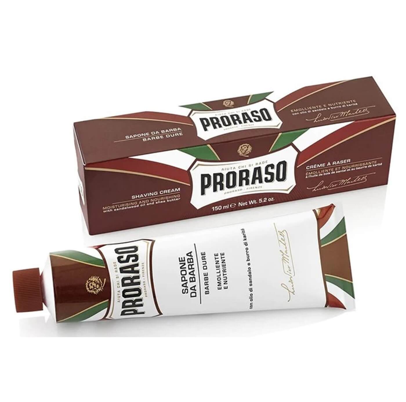 Comoy Shave Set with Proraso Cream Gift Bundle