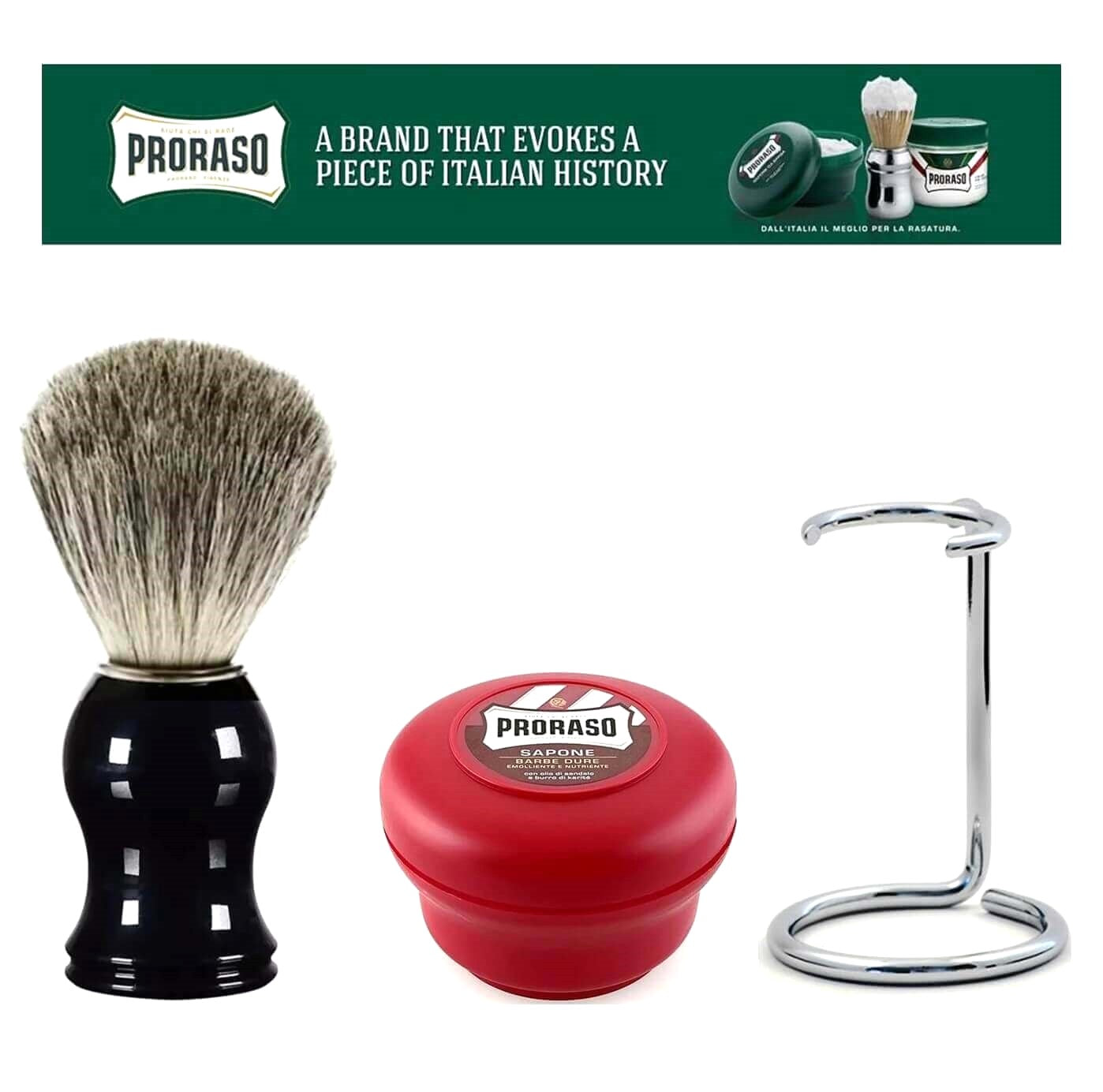 Best Buys Shave Kit - Soap/Brush/Stand