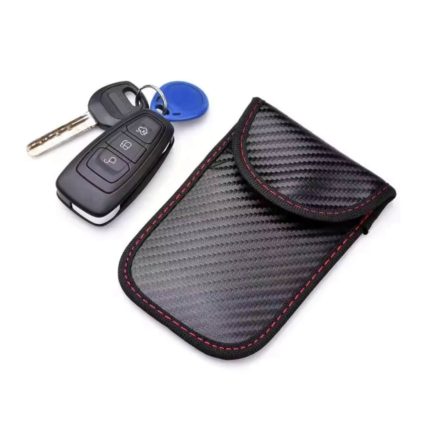 RFID Signal-Blocking Car Key Shield Pouch