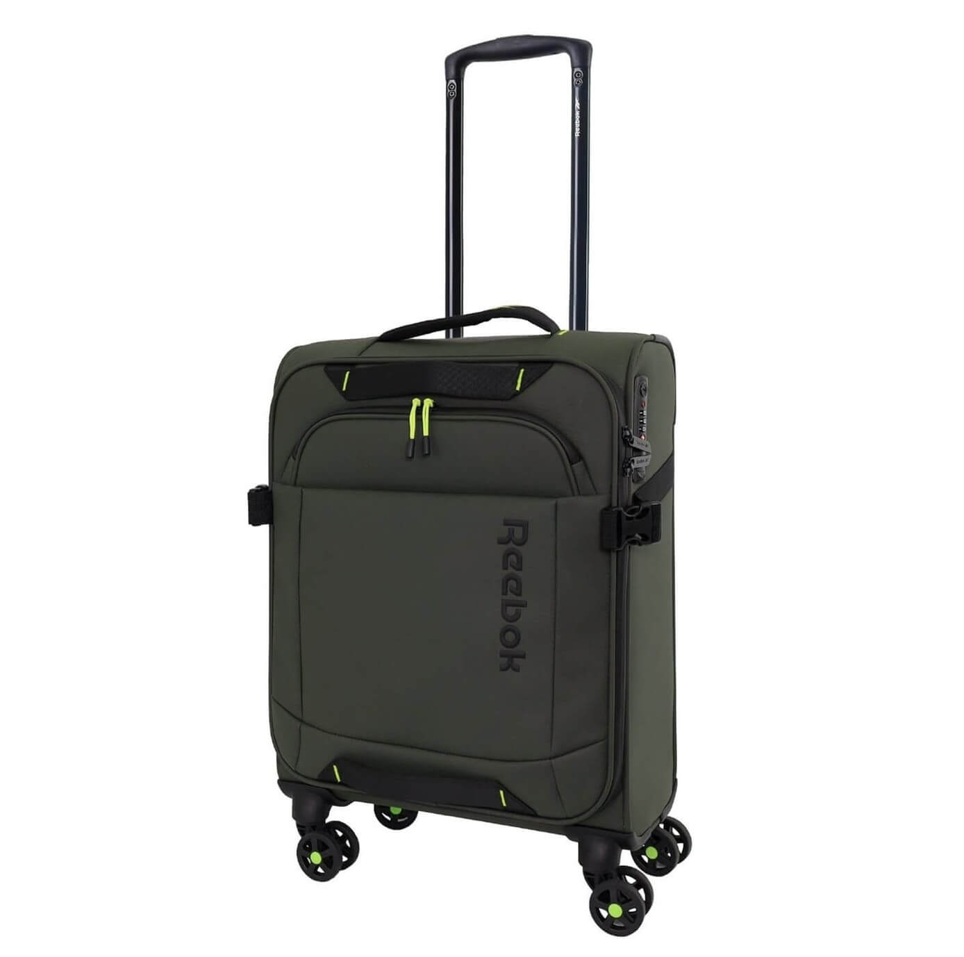 REEBOK PRO 54cm CABIN Leather Film Soft Shell Case in Khaki