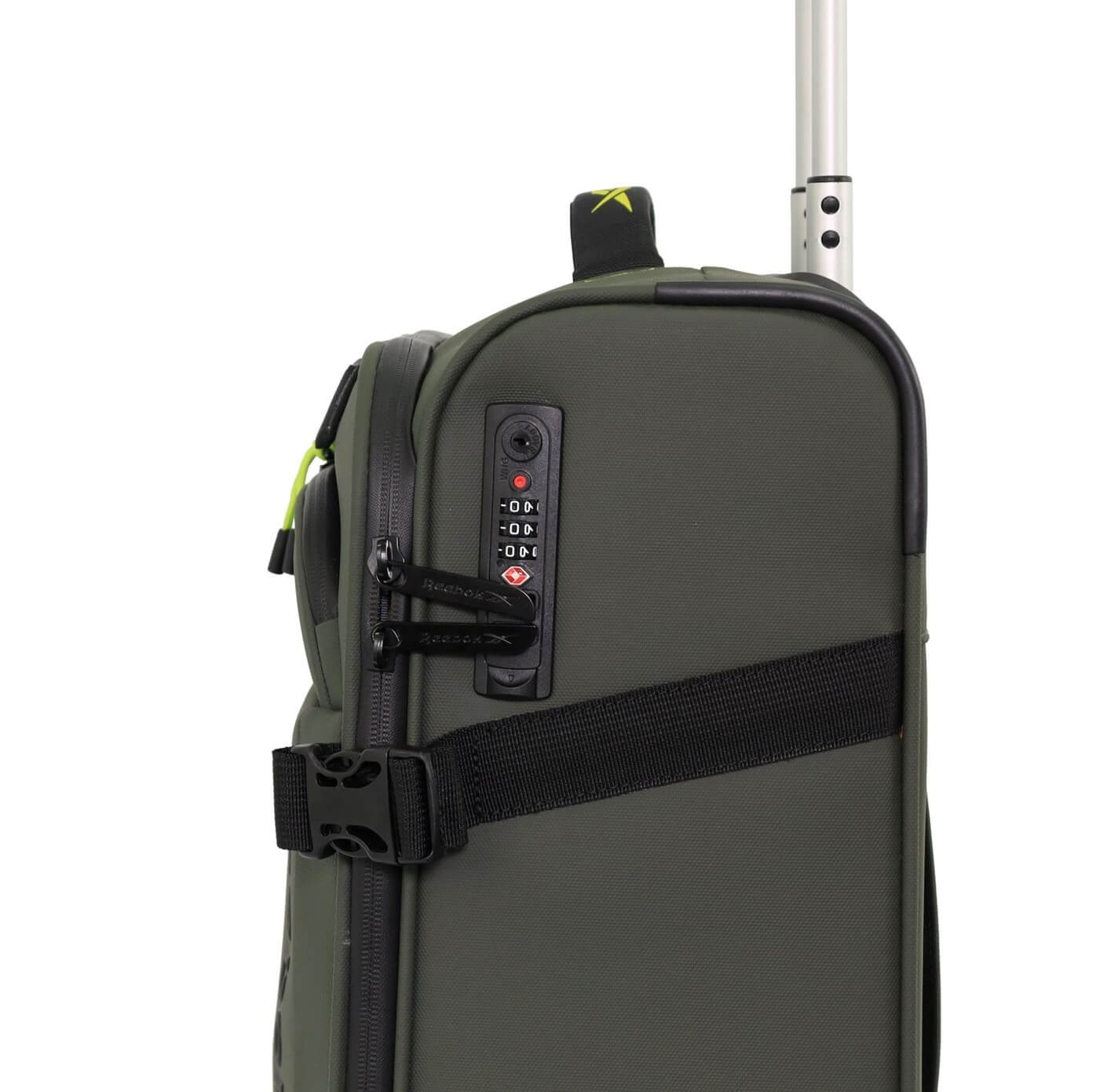 REEBOK PRO 54cm CABIN Leather Film Soft Shell Case in Khaki