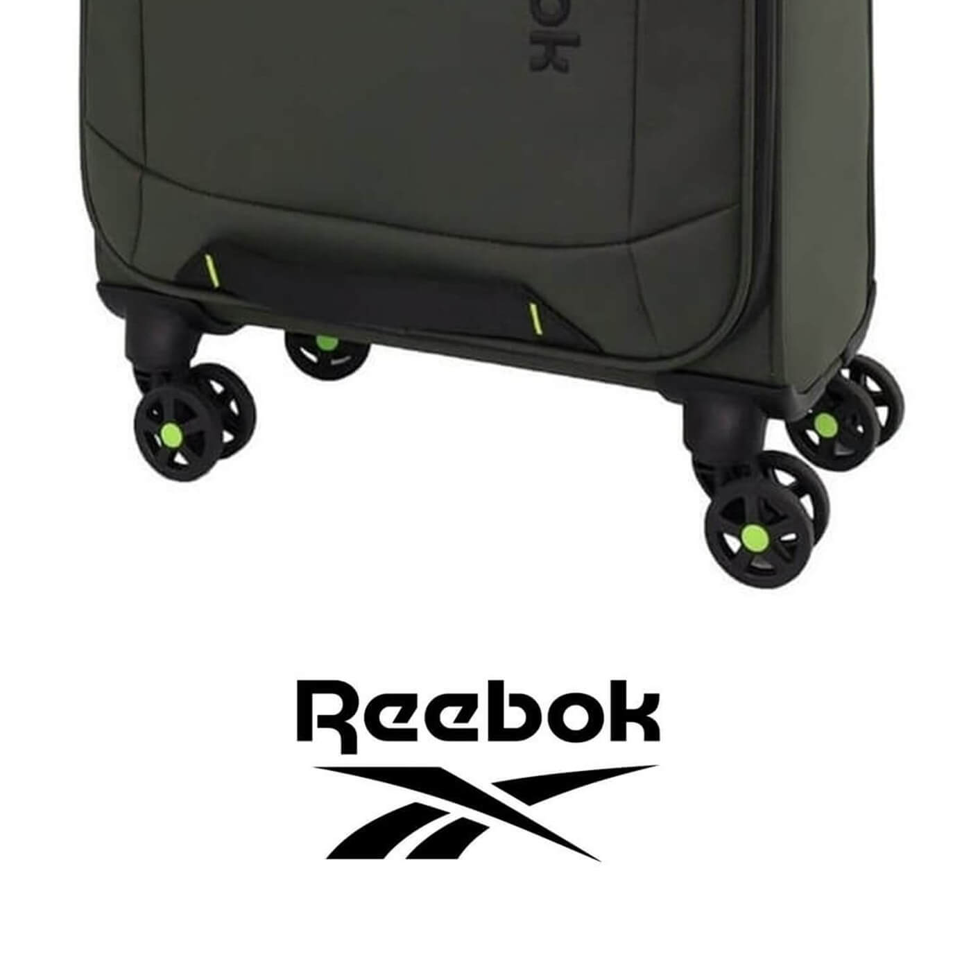 REEBOK PRO 54cm CABIN Leather Film Soft Shell Case in Khaki