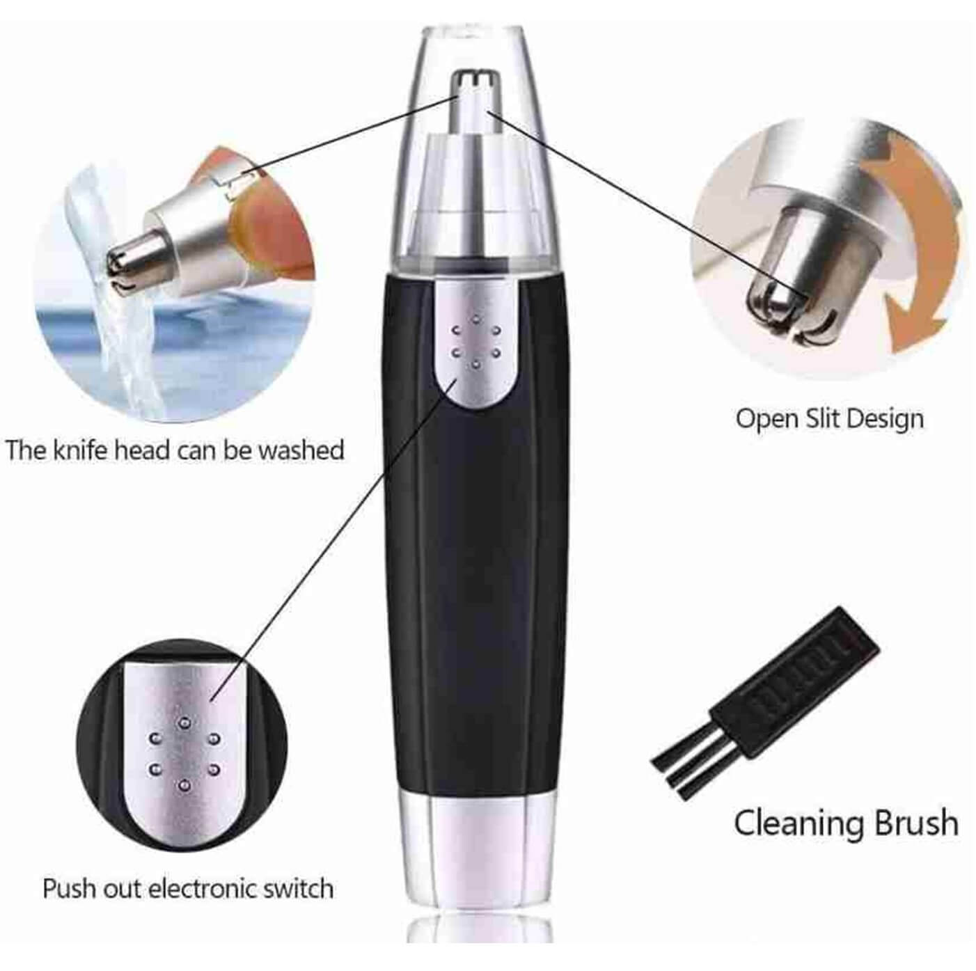 Silver Bullet Nose and Ear Hair Trimmer