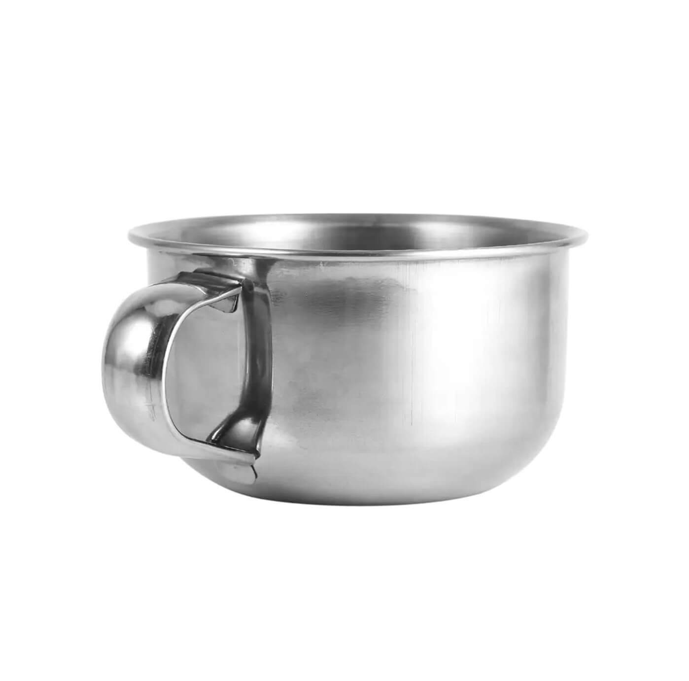 Stainless Steel Shave Bowl with Handle