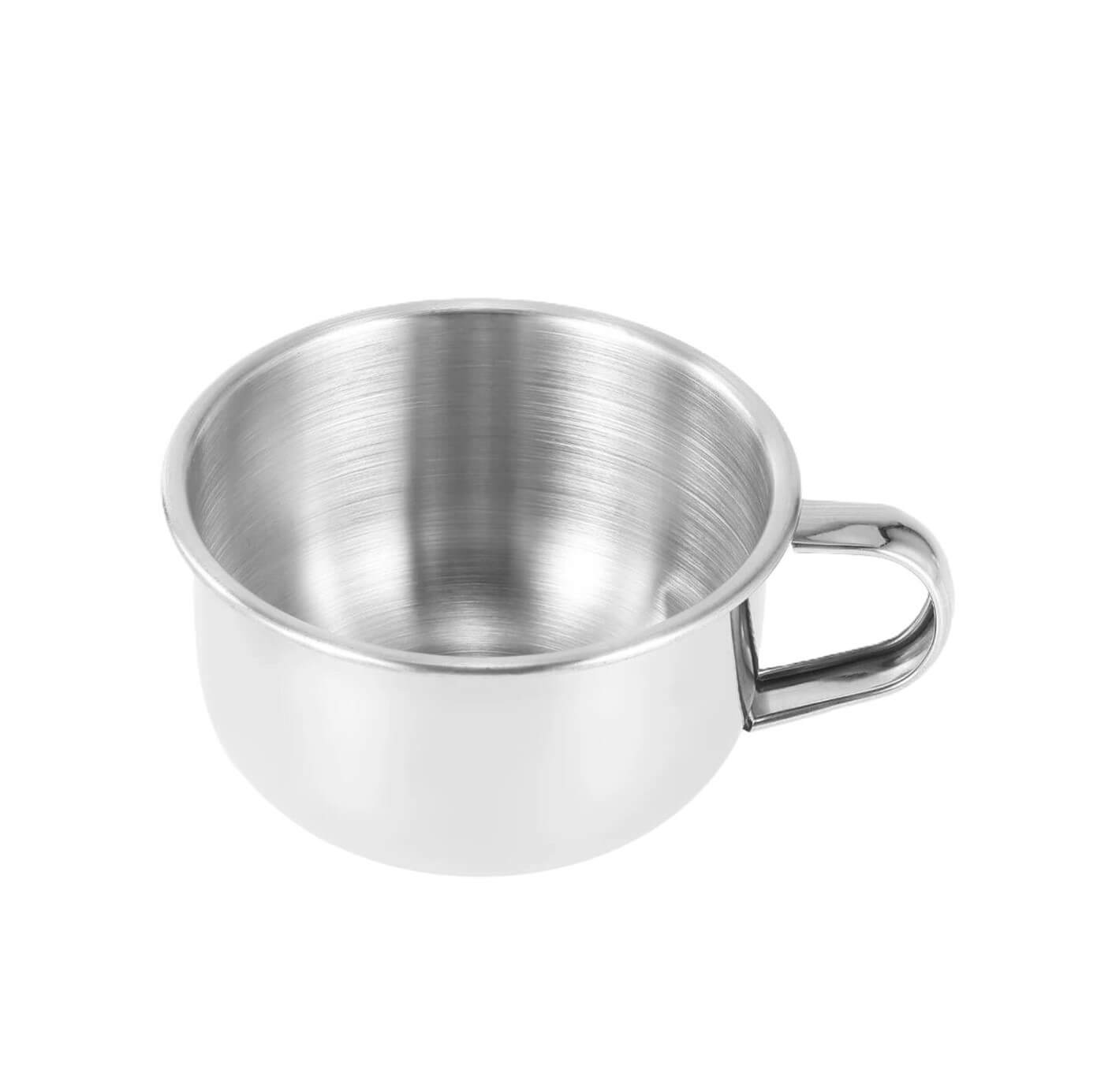 Stainless Steel Shave Bowl with Handle