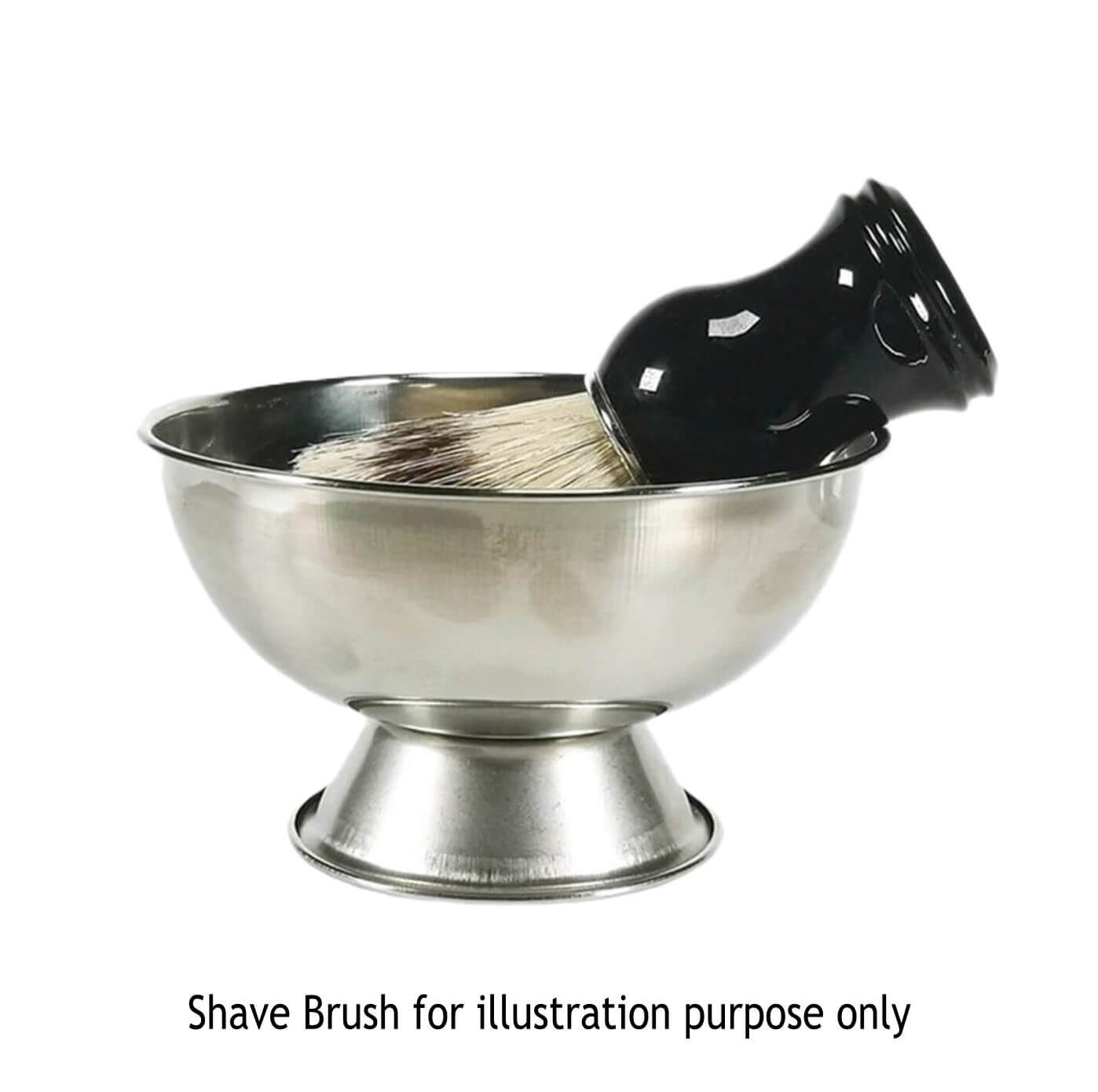 Stainless Steel Shaving Bowl with Stand