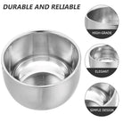 Stainless Steel Compact Travel Shaving Bowl