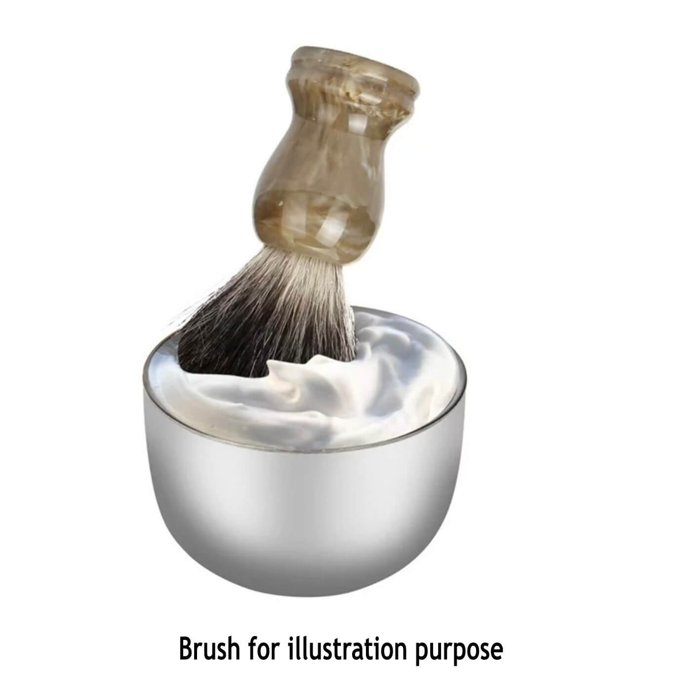 Stainless Steel Compact Travel Shaving Bowl