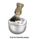 Stainless Steel Compact Travel Shaving Bowl
