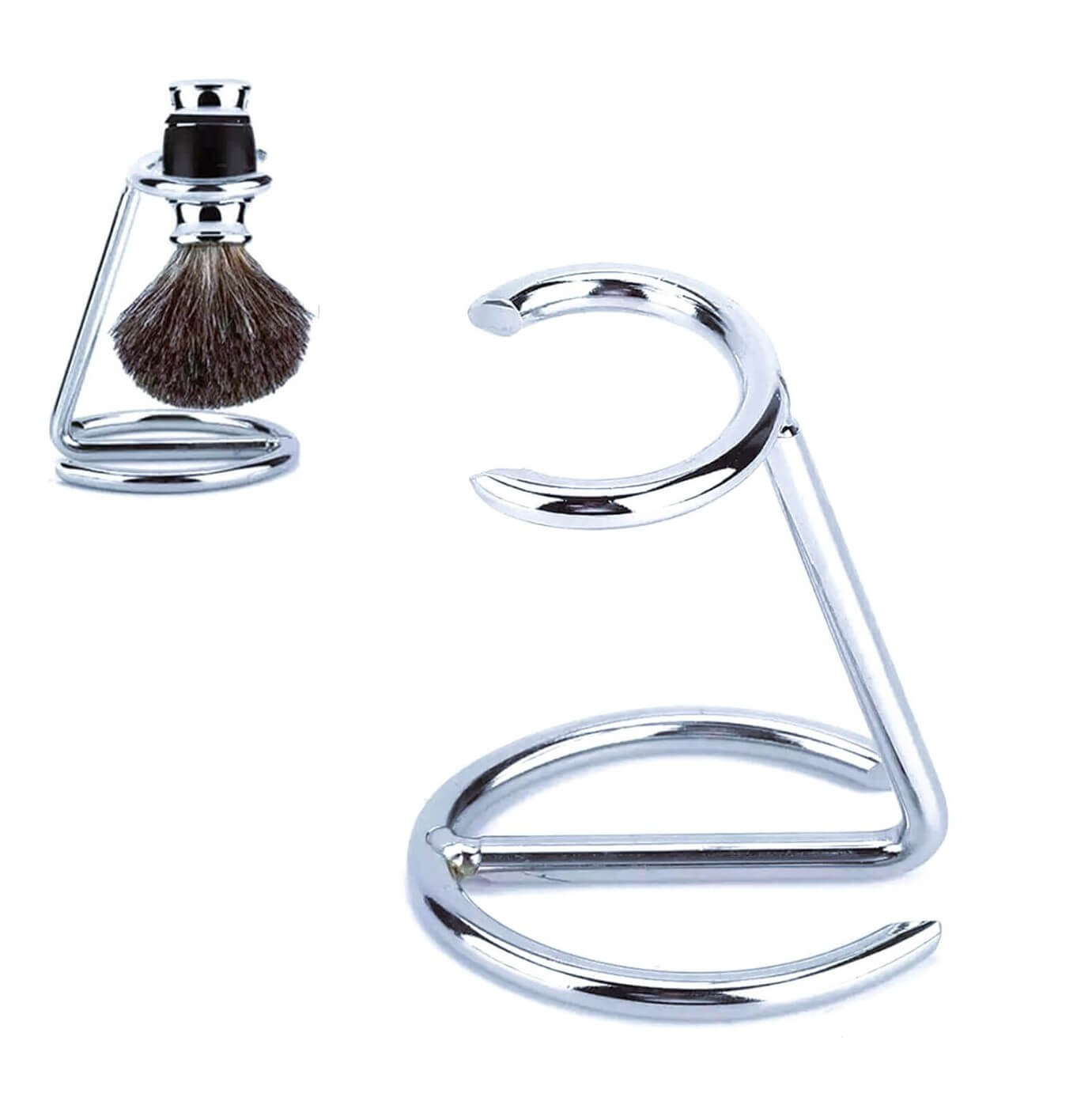 Stainless-Steel Holder for Shaving Brushes