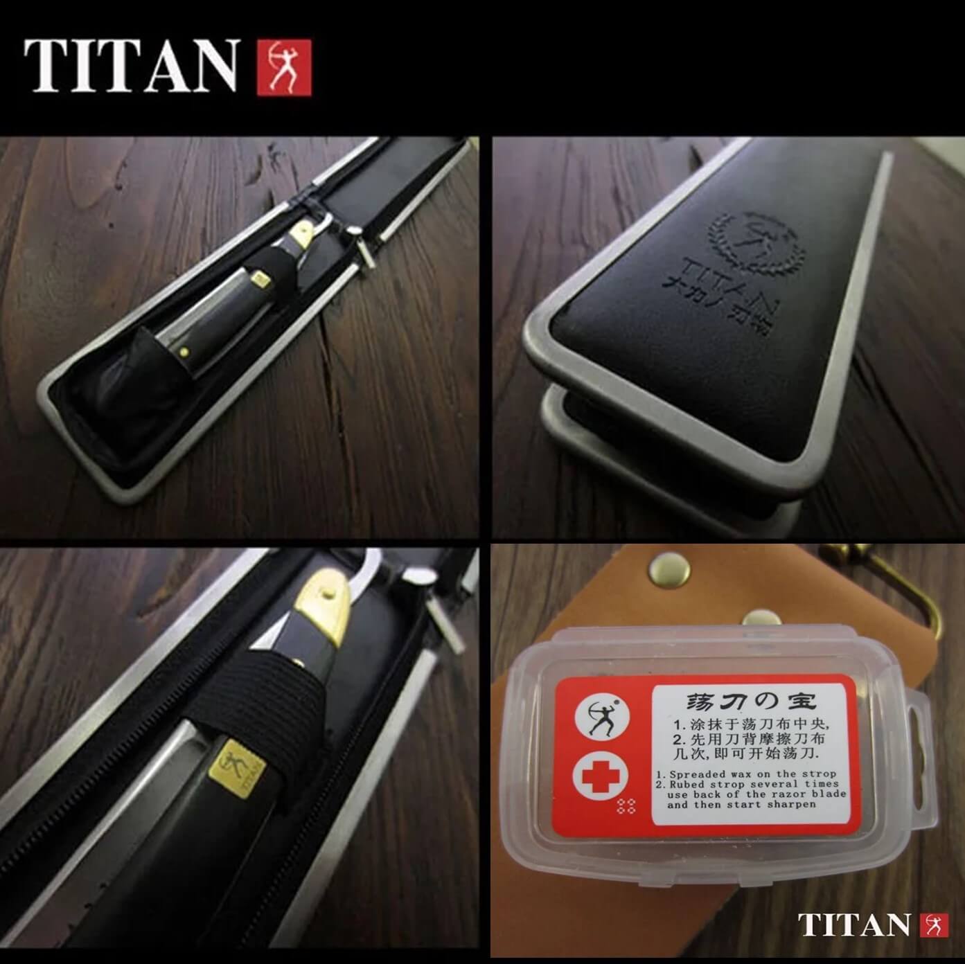 TITAN Genuine Cutthroat Razor Kit