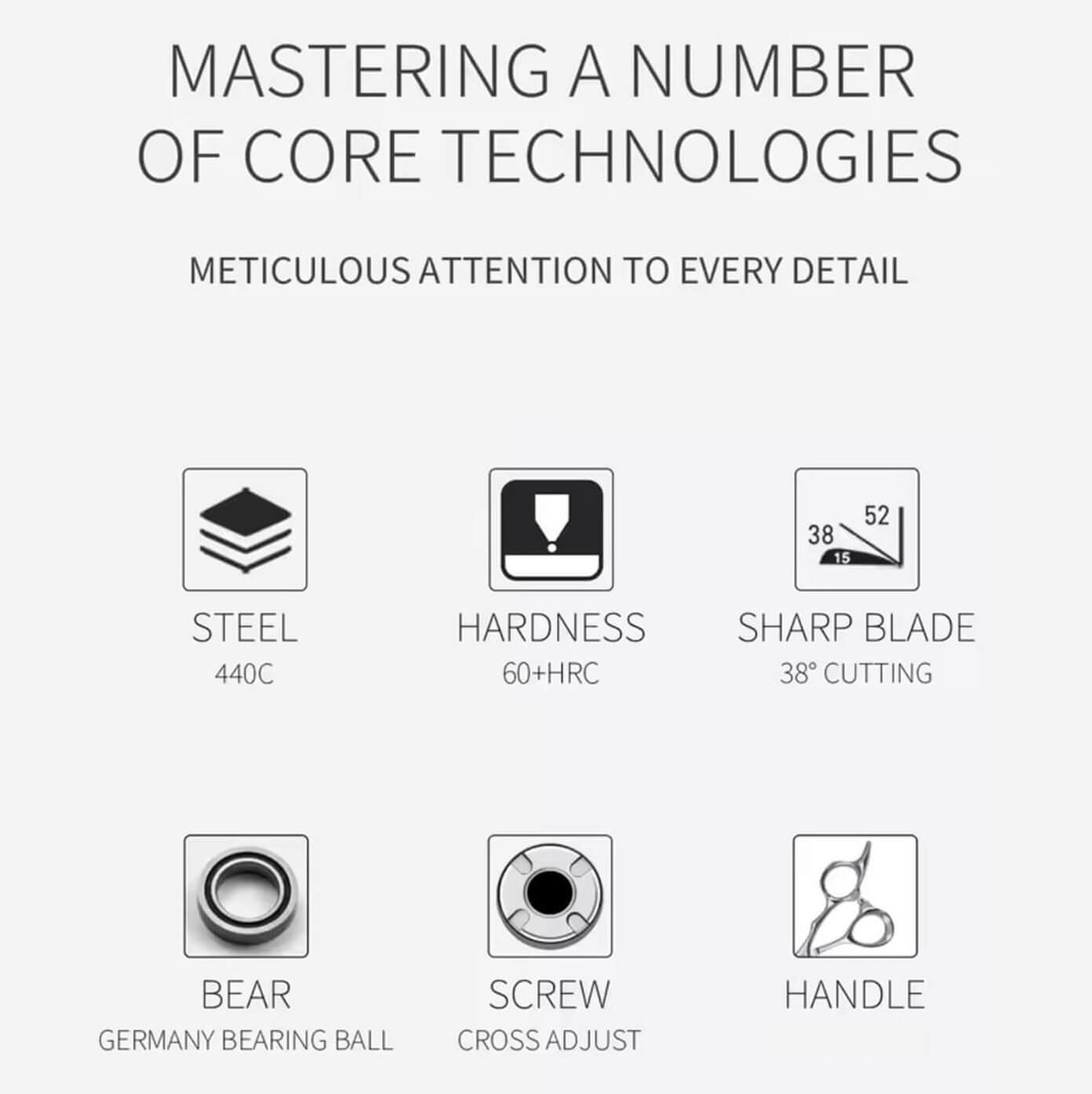 Titan Professional Handmade Precision Cutting Hair Scissors