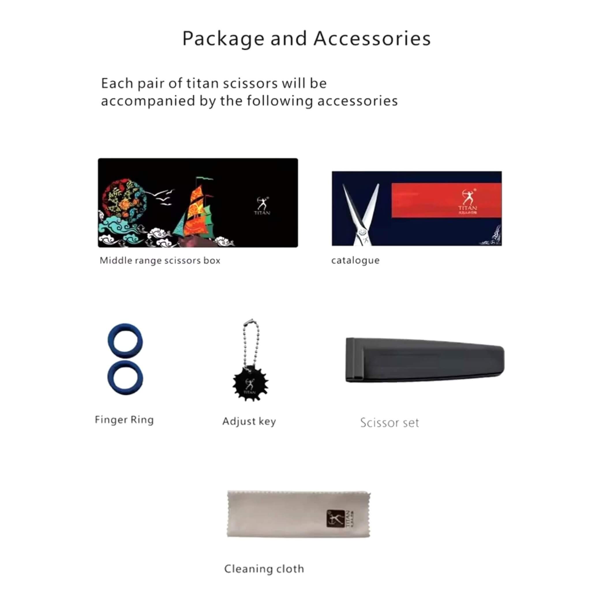 Titan Professional Handmade Precision Cutting Hair Scissors